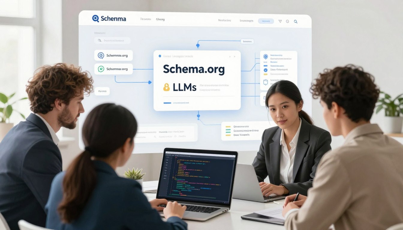 Como usar schema.org e llms no seu site?